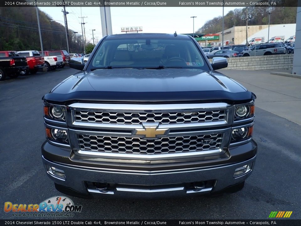 2014 Chevrolet Silverado 1500 LTZ Double Cab 4x4 Brownstone Metallic / Cocoa/Dune Photo #7