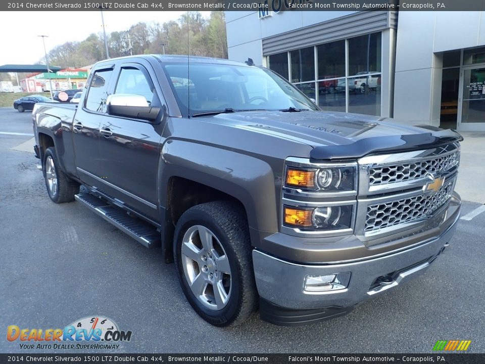 2014 Chevrolet Silverado 1500 LTZ Double Cab 4x4 Brownstone Metallic / Cocoa/Dune Photo #8