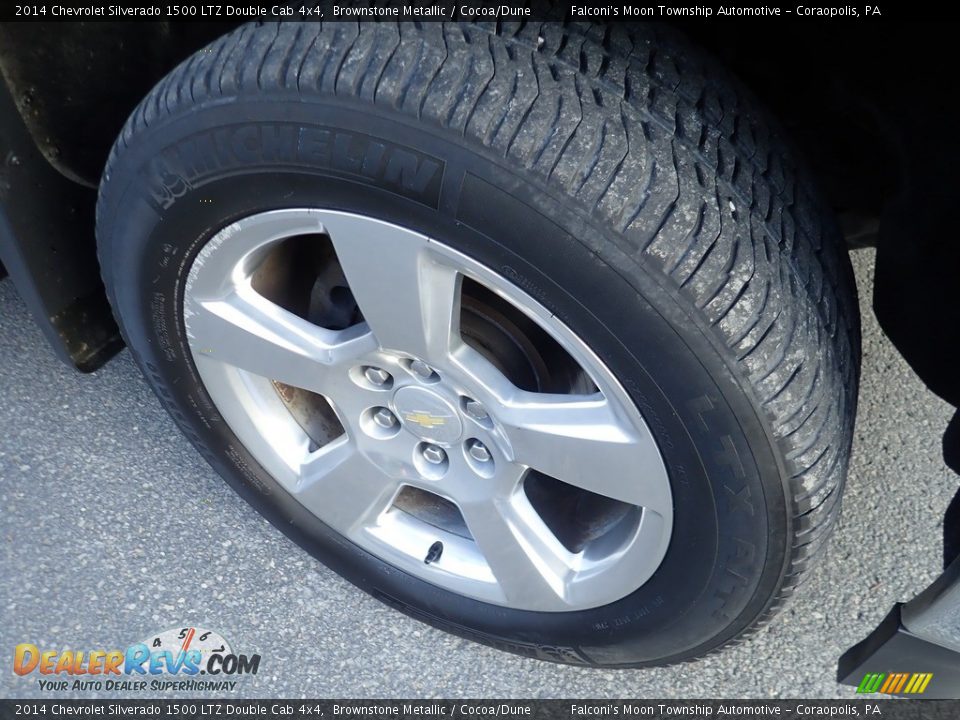 2014 Chevrolet Silverado 1500 LTZ Double Cab 4x4 Brownstone Metallic / Cocoa/Dune Photo #9