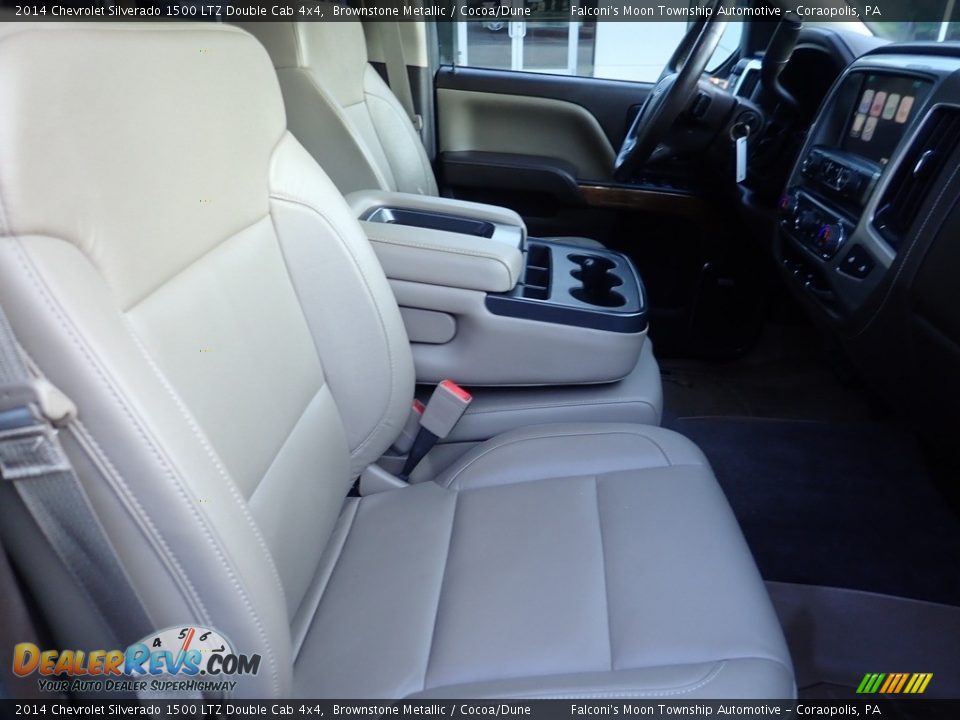 2014 Chevrolet Silverado 1500 LTZ Double Cab 4x4 Brownstone Metallic / Cocoa/Dune Photo #10