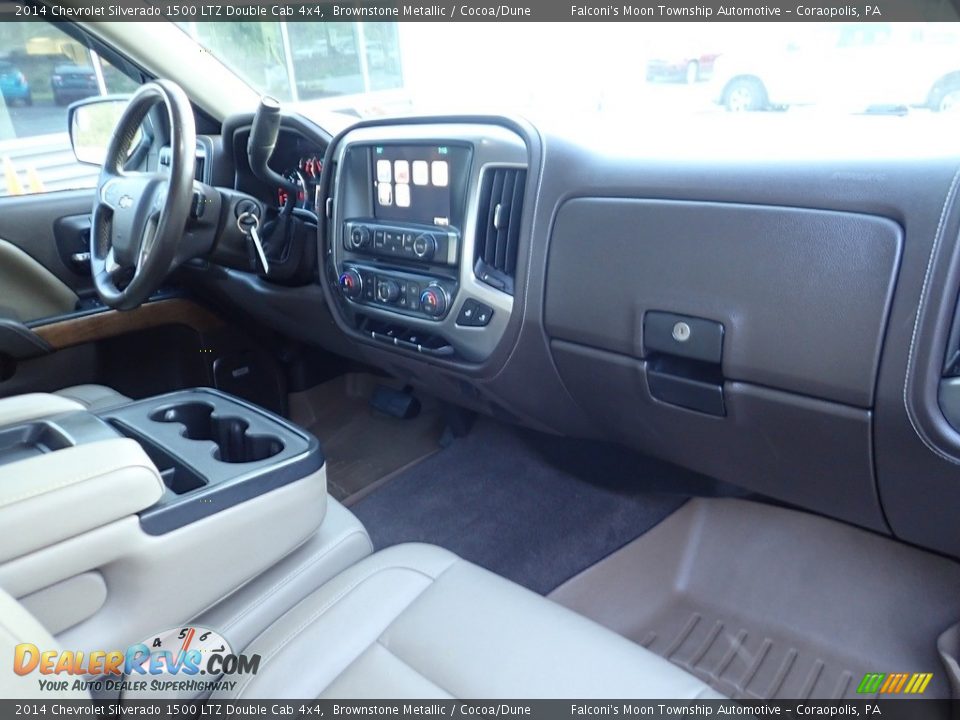 2014 Chevrolet Silverado 1500 LTZ Double Cab 4x4 Brownstone Metallic / Cocoa/Dune Photo #11