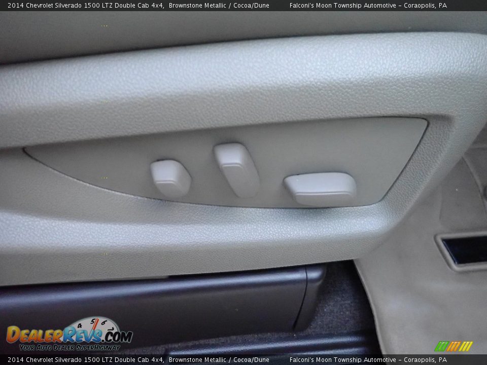 2014 Chevrolet Silverado 1500 LTZ Double Cab 4x4 Brownstone Metallic / Cocoa/Dune Photo #12