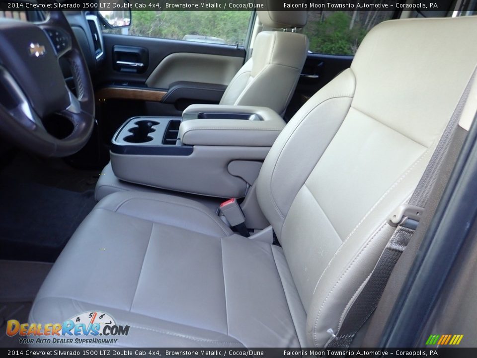 2014 Chevrolet Silverado 1500 LTZ Double Cab 4x4 Brownstone Metallic / Cocoa/Dune Photo #15