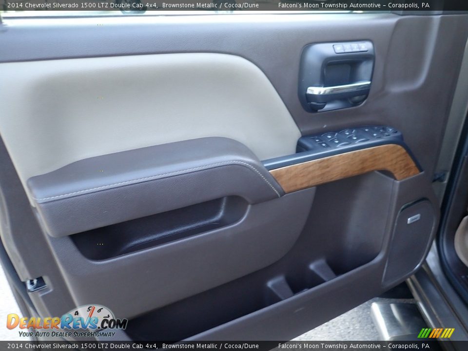 2014 Chevrolet Silverado 1500 LTZ Double Cab 4x4 Brownstone Metallic / Cocoa/Dune Photo #18