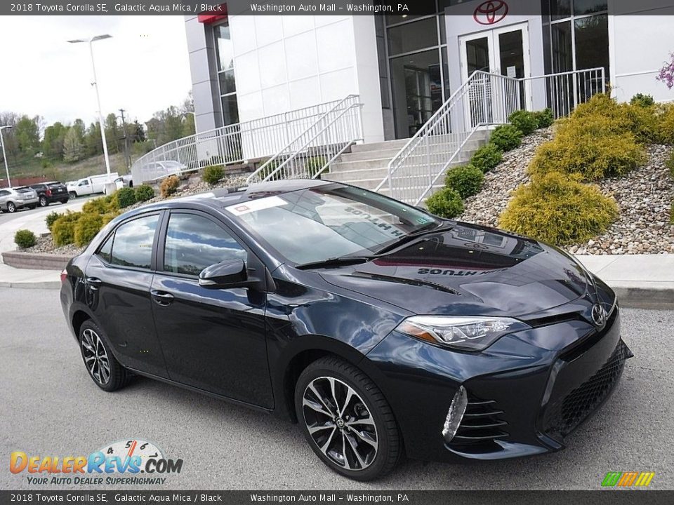 2018 Toyota Corolla SE Galactic Aqua Mica / Black Photo #1