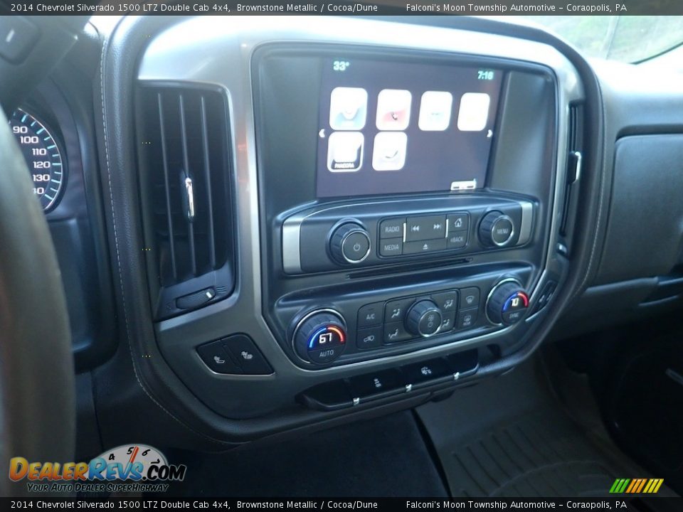 2014 Chevrolet Silverado 1500 LTZ Double Cab 4x4 Brownstone Metallic / Cocoa/Dune Photo #22