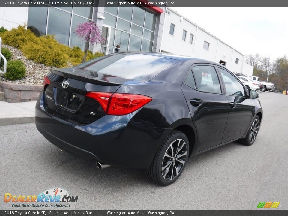 2018 Toyota Corolla SE Galactic Aqua Mica / Black Photo #15