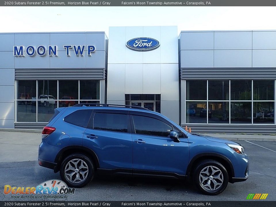 2020 Subaru Forester 2.5i Premium Horizon Blue Pearl / Gray Photo #1