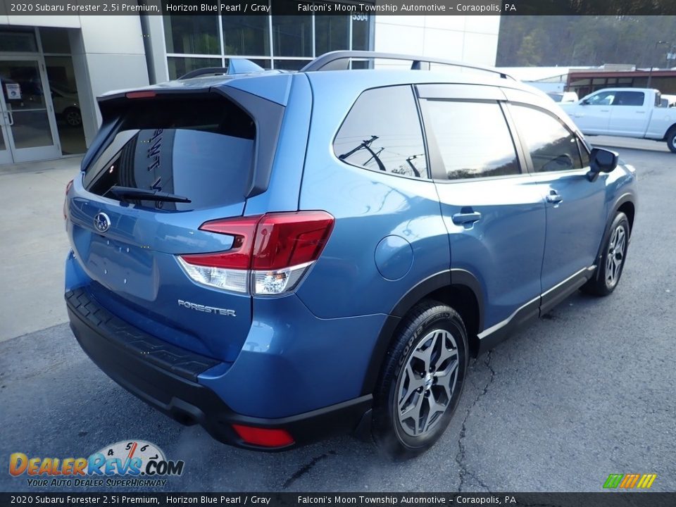 2020 Subaru Forester 2.5i Premium Horizon Blue Pearl / Gray Photo #2