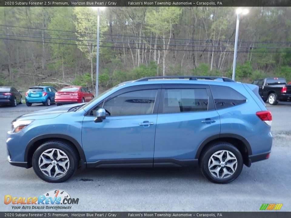 2020 Subaru Forester 2.5i Premium Horizon Blue Pearl / Gray Photo #6