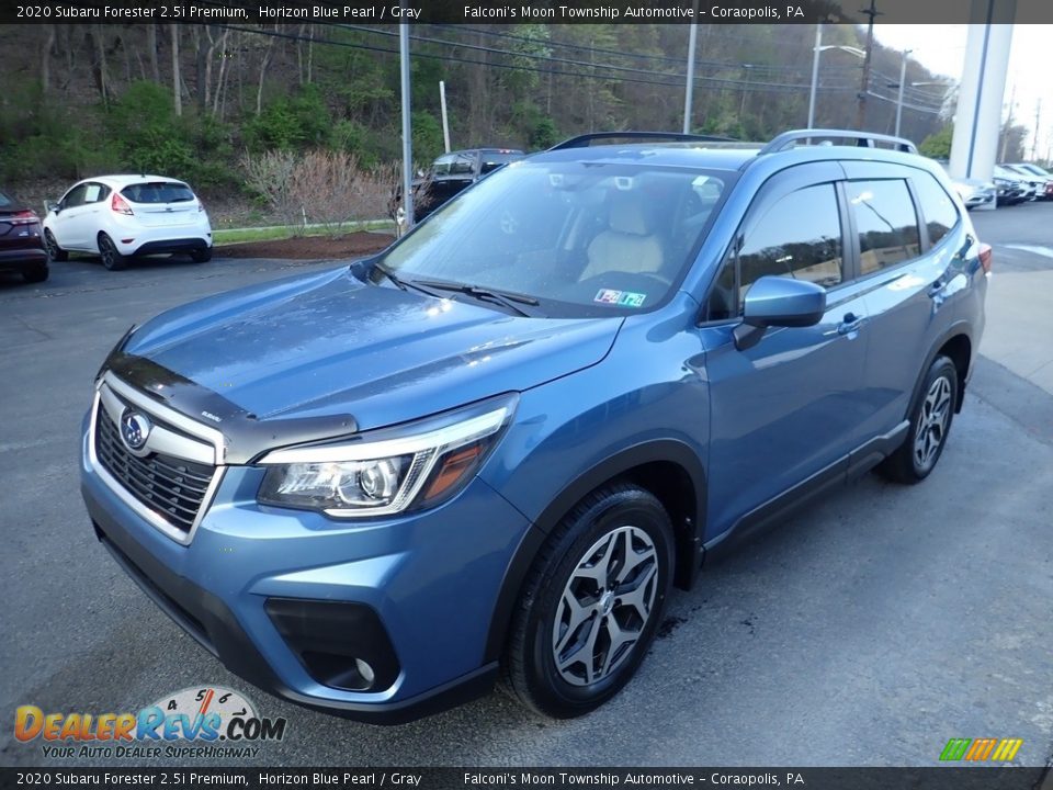 2020 Subaru Forester 2.5i Premium Horizon Blue Pearl / Gray Photo #7