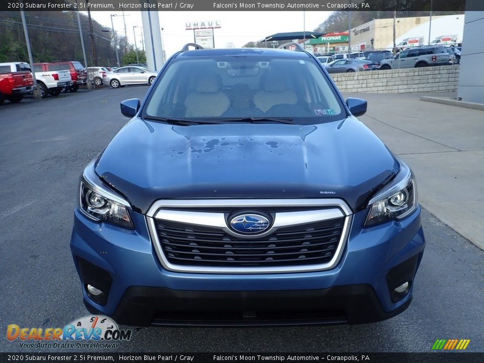 2020 Subaru Forester 2.5i Premium Horizon Blue Pearl / Gray Photo #8