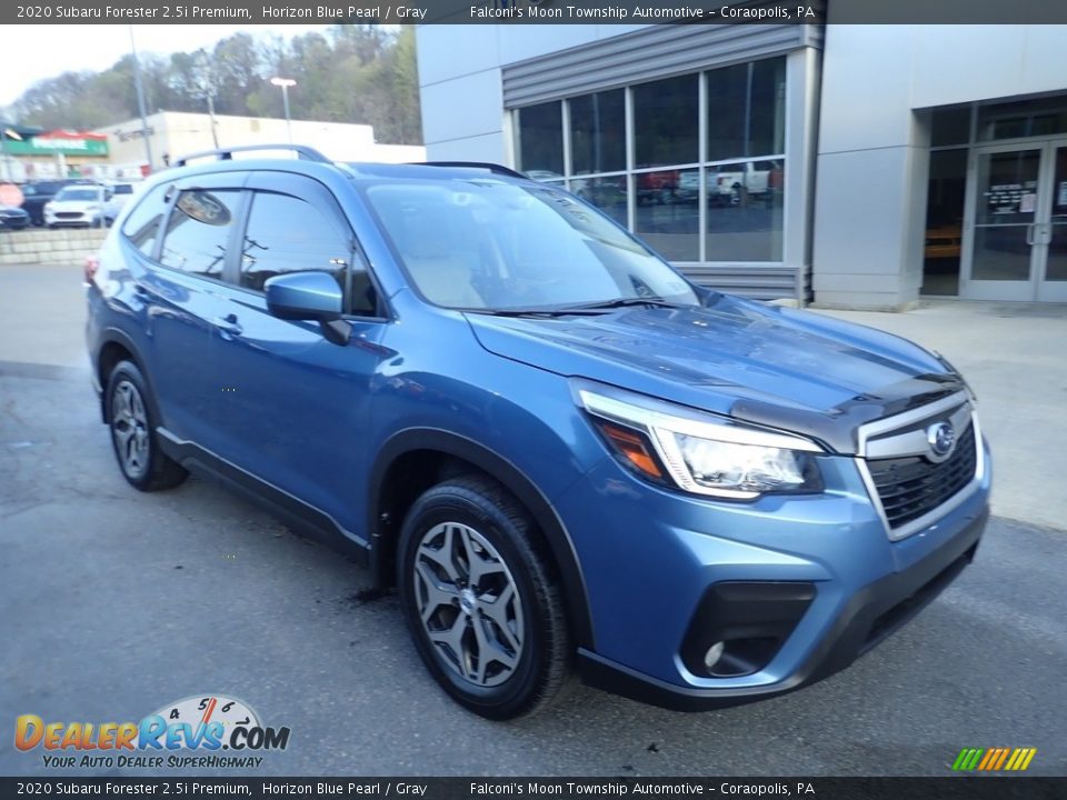 2020 Subaru Forester 2.5i Premium Horizon Blue Pearl / Gray Photo #9