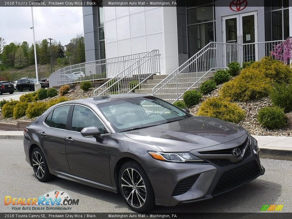 2018 Toyota Camry SE Predawn Gray Mica / Black Photo #1