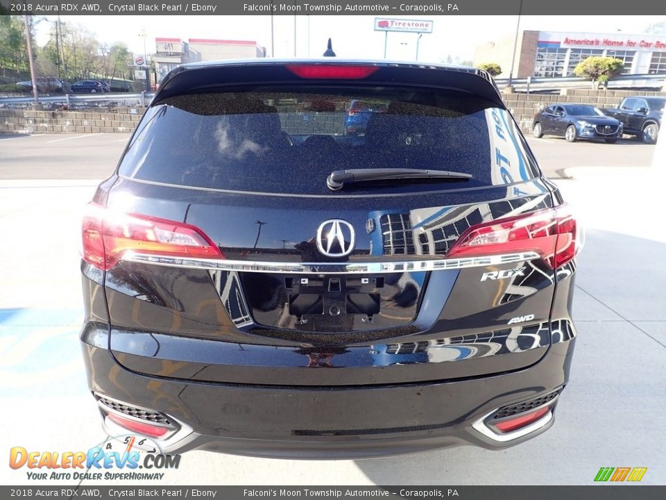 2018 Acura RDX AWD Crystal Black Pearl / Ebony Photo #3