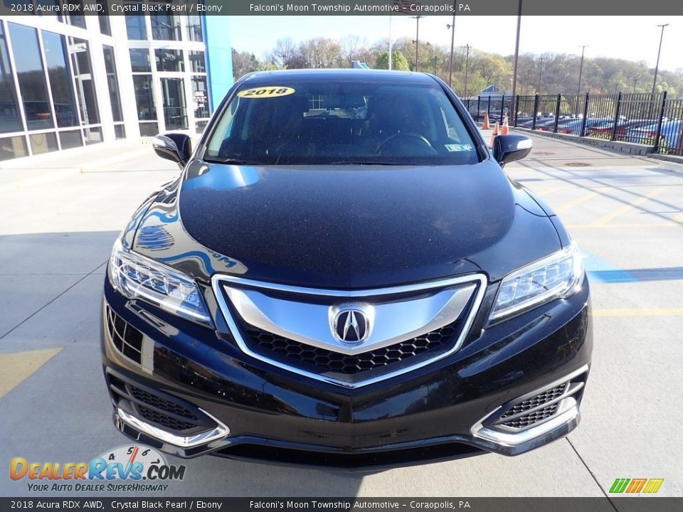 2018 Acura RDX AWD Crystal Black Pearl / Ebony Photo #7