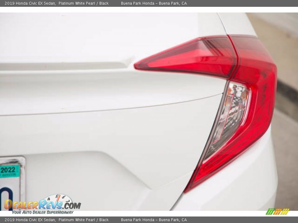 2019 Honda Civic EX Sedan Platinum White Pearl / Black Photo #11