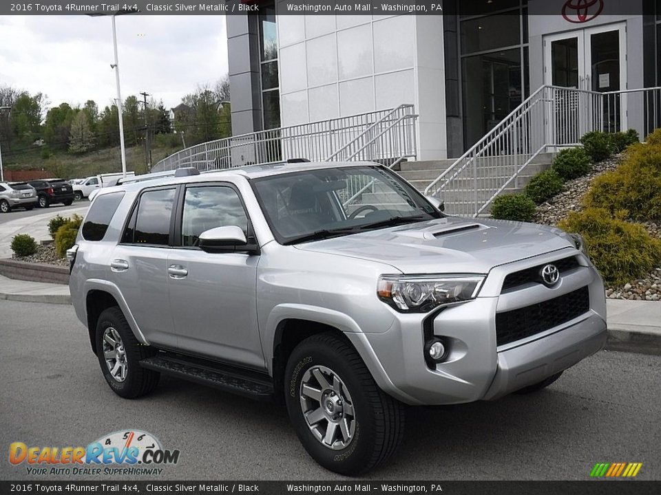 2016 Toyota 4Runner Trail 4x4 Classic Silver Metallic / Black Photo #1