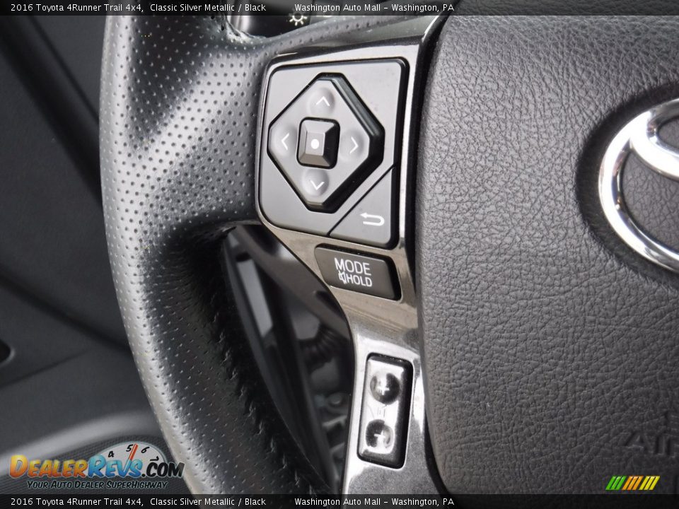 2016 Toyota 4Runner Trail 4x4 Classic Silver Metallic / Black Photo #5