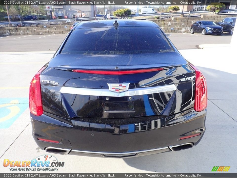 2016 Cadillac CTS 2.0T Luxury AWD Sedan Black Raven / Jet Black/Jet Black Photo #3