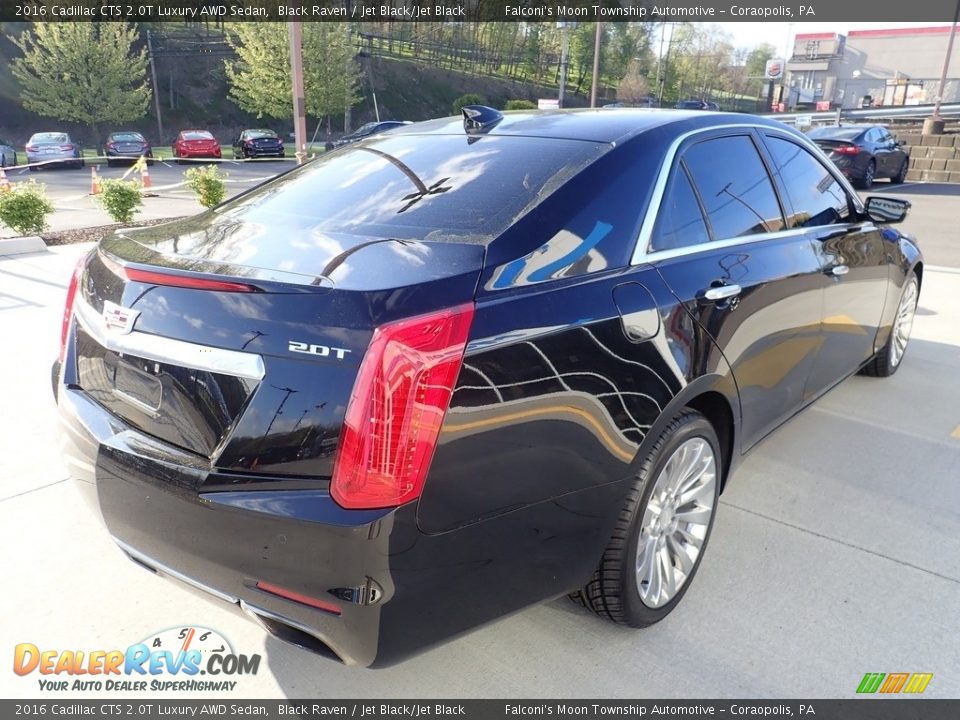 2016 Cadillac CTS 2.0T Luxury AWD Sedan Black Raven / Jet Black/Jet Black Photo #5