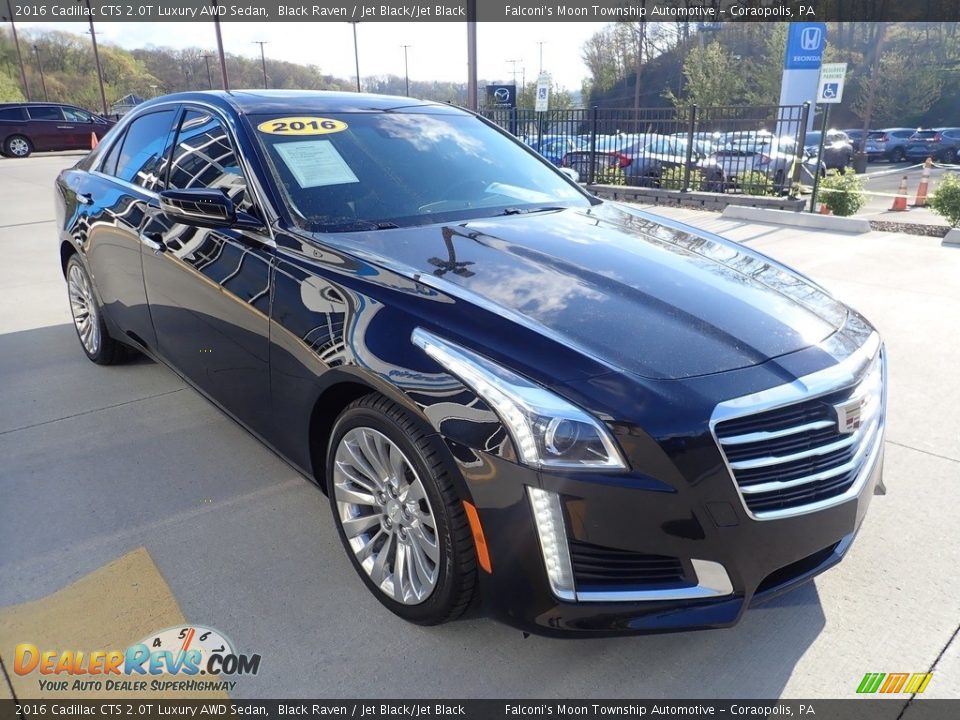 2016 Cadillac CTS 2.0T Luxury AWD Sedan Black Raven / Jet Black/Jet Black Photo #6