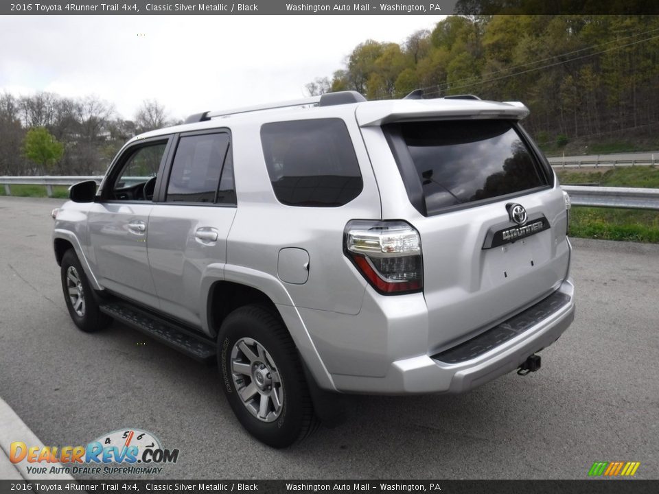 2016 Toyota 4Runner Trail 4x4 Classic Silver Metallic / Black Photo #13