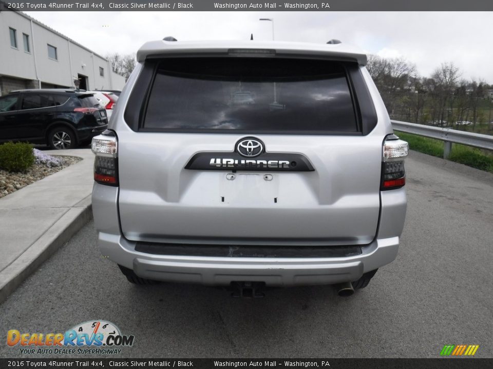 2016 Toyota 4Runner Trail 4x4 Classic Silver Metallic / Black Photo #14