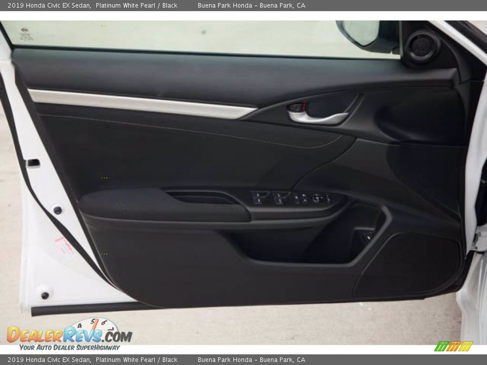 2019 Honda Civic EX Sedan Platinum White Pearl / Black Photo #29