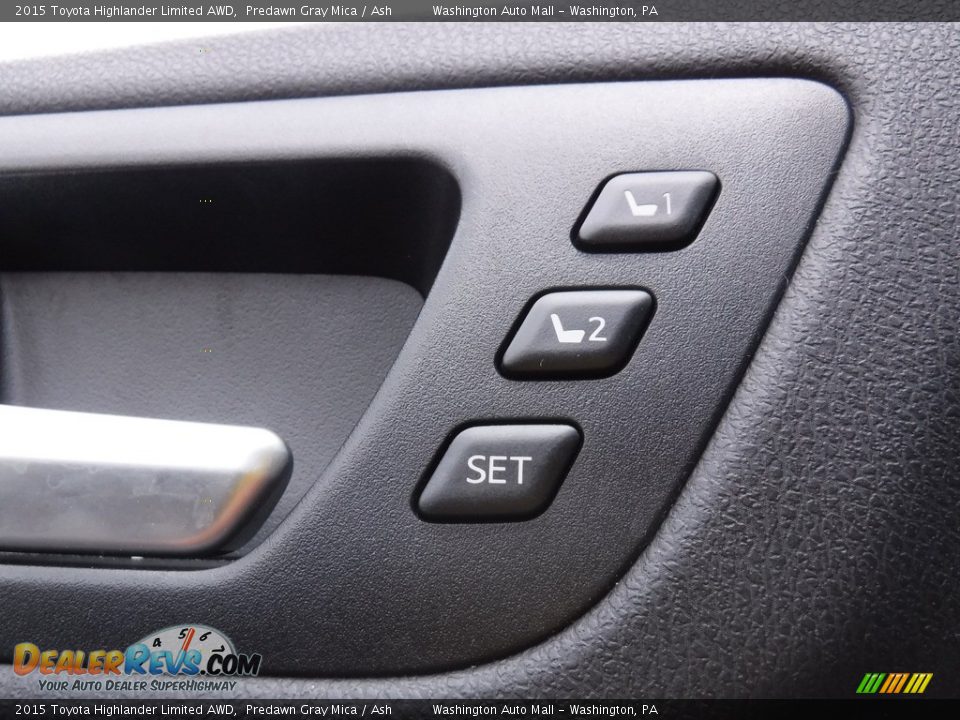 2015 Toyota Highlander Limited AWD Predawn Gray Mica / Ash Photo #6