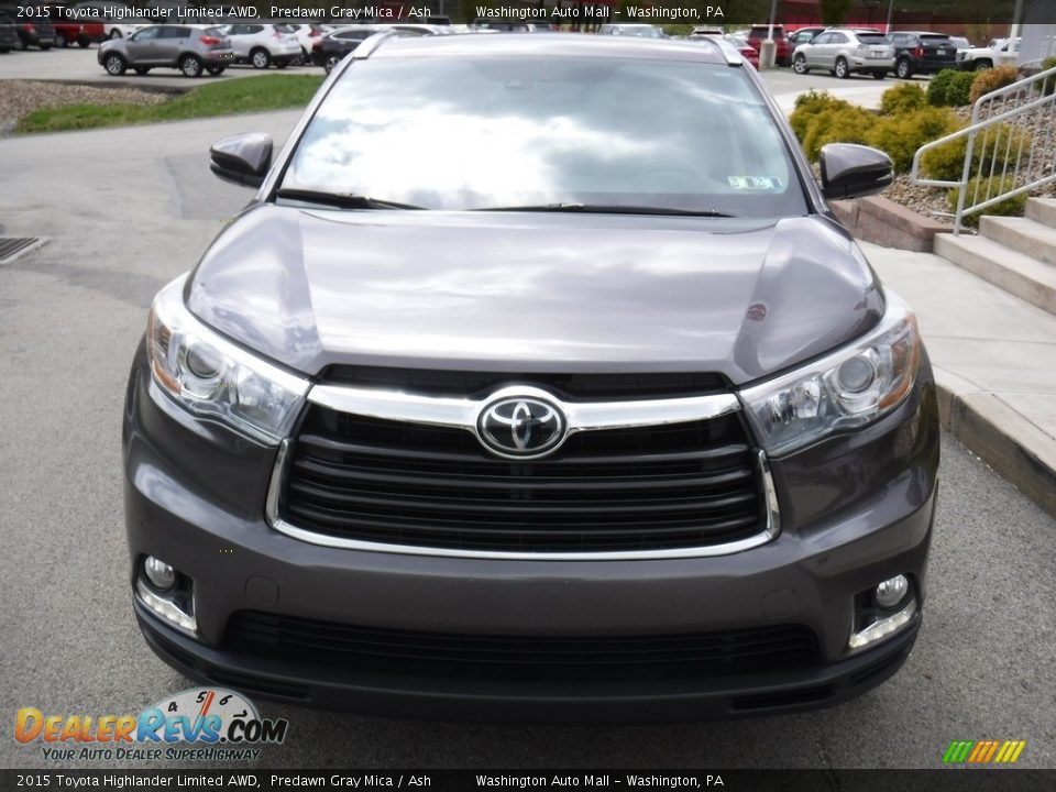 2015 Toyota Highlander Limited AWD Predawn Gray Mica / Ash Photo #11