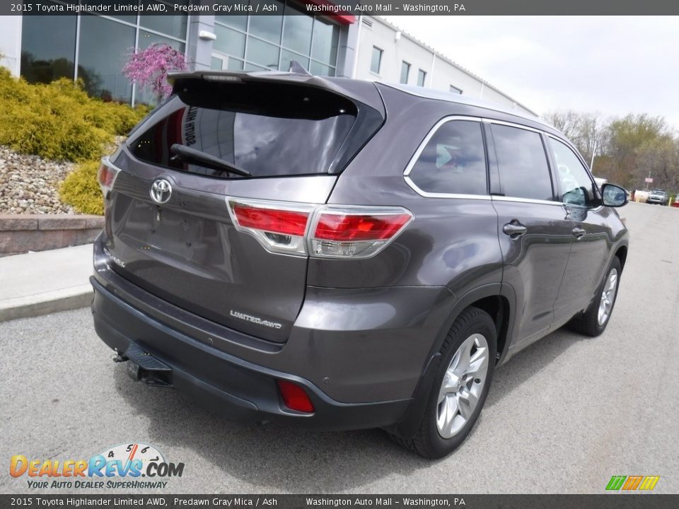 2015 Toyota Highlander Limited AWD Predawn Gray Mica / Ash Photo #16