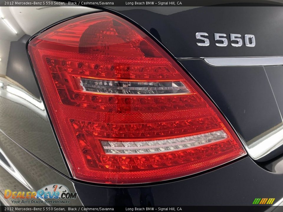 2012 Mercedes-Benz S 550 Sedan Black / Cashmere/Savanna Photo #9