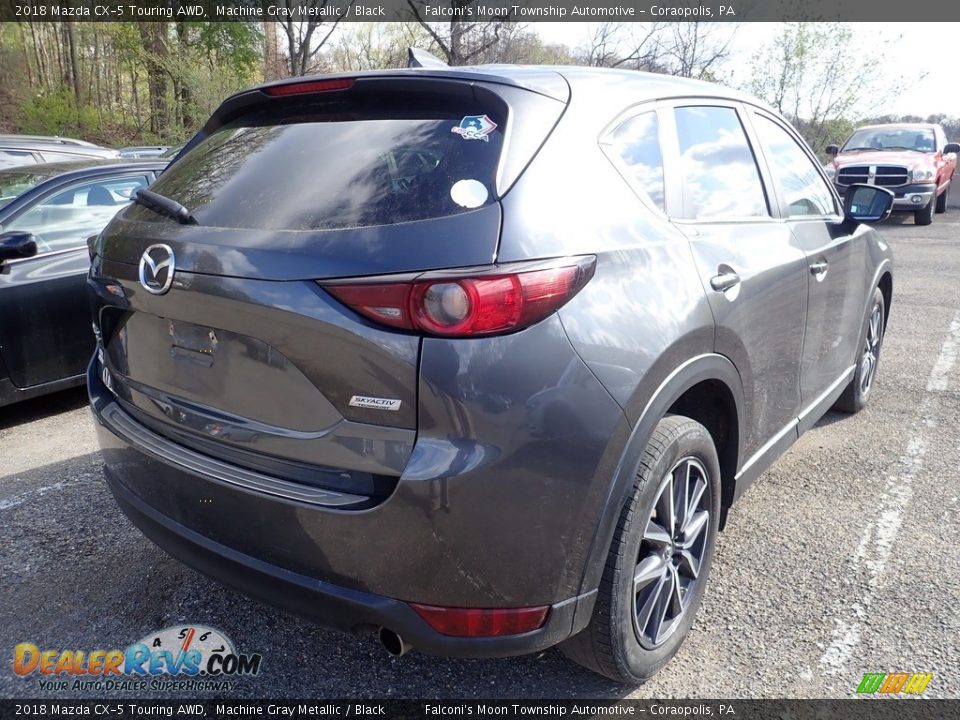 2018 Mazda CX-5 Touring AWD Machine Gray Metallic / Black Photo #4