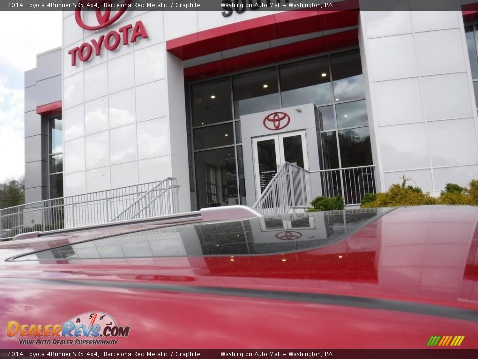 2014 Toyota 4Runner SR5 4x4 Barcelona Red Metallic / Graphite Photo #10