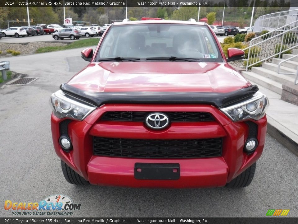 2014 Toyota 4Runner SR5 4x4 Barcelona Red Metallic / Graphite Photo #12