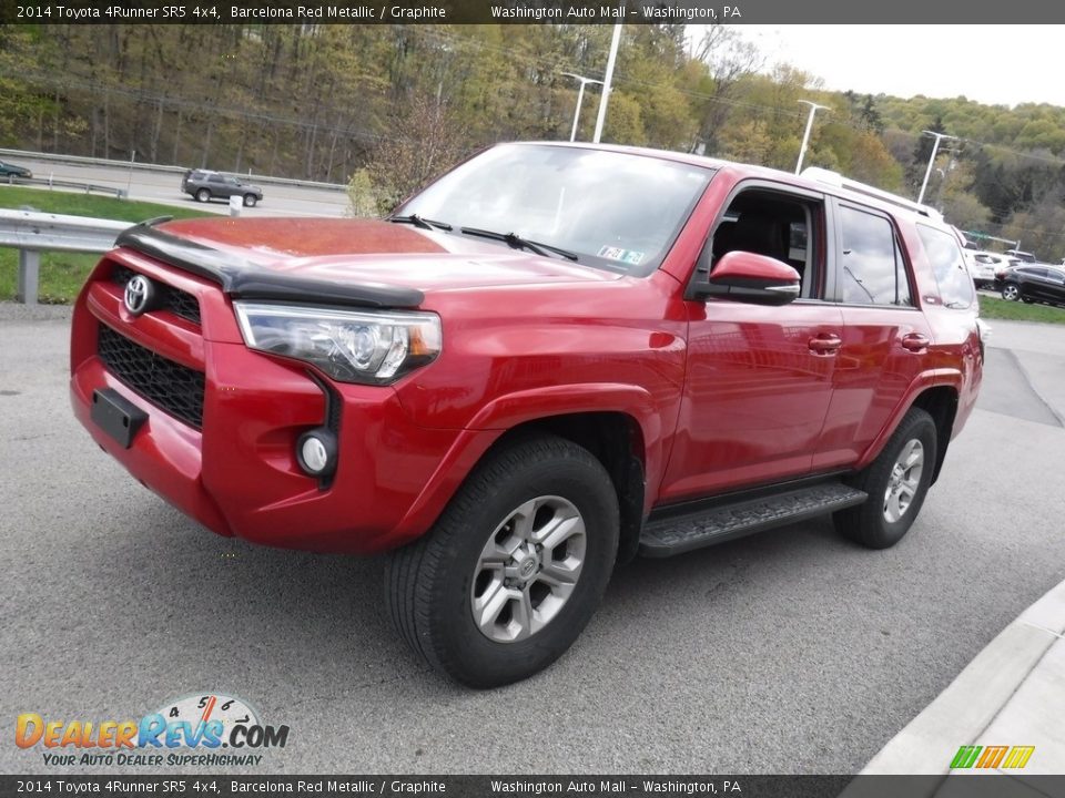 2014 Toyota 4Runner SR5 4x4 Barcelona Red Metallic / Graphite Photo #13