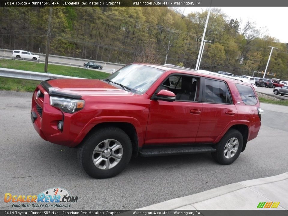 2014 Toyota 4Runner SR5 4x4 Barcelona Red Metallic / Graphite Photo #14