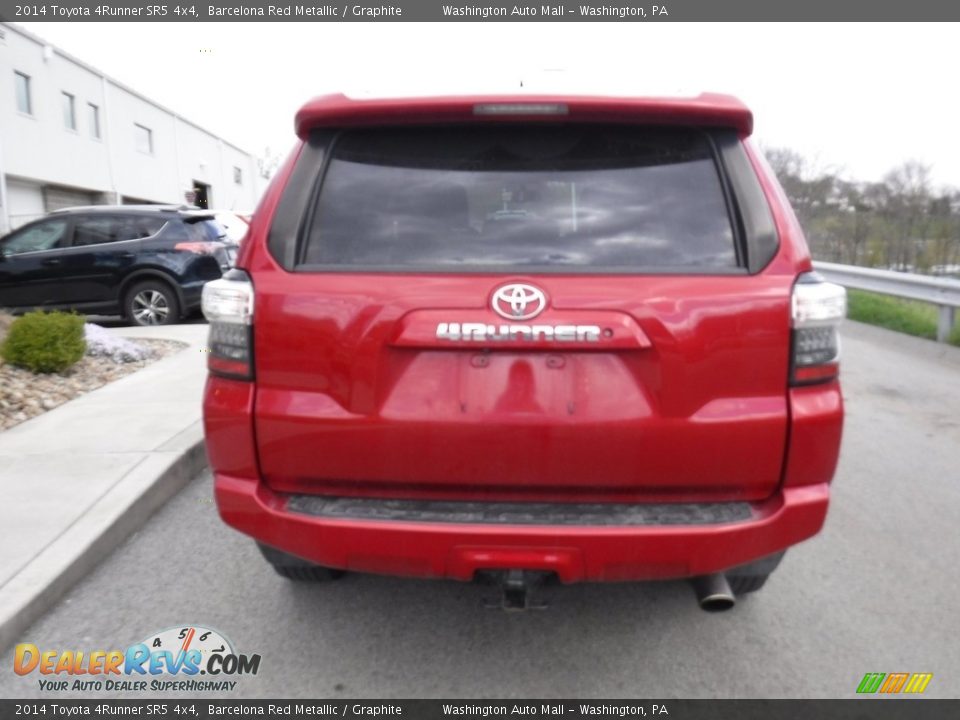 2014 Toyota 4Runner SR5 4x4 Barcelona Red Metallic / Graphite Photo #16