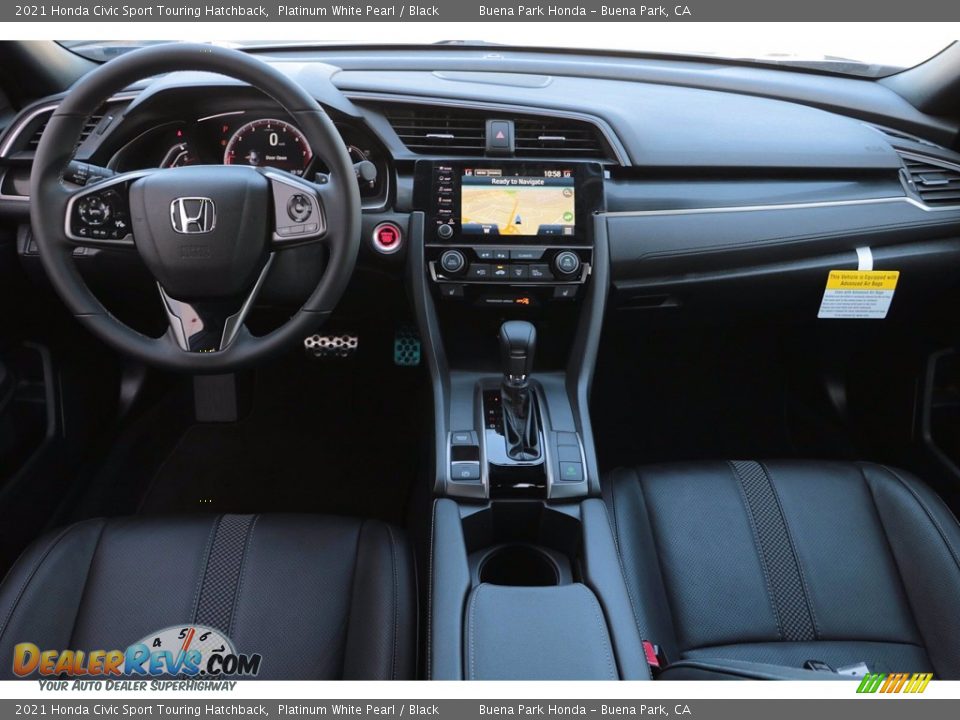 Dashboard of 2021 Honda Civic Sport Touring Hatchback Photo #13