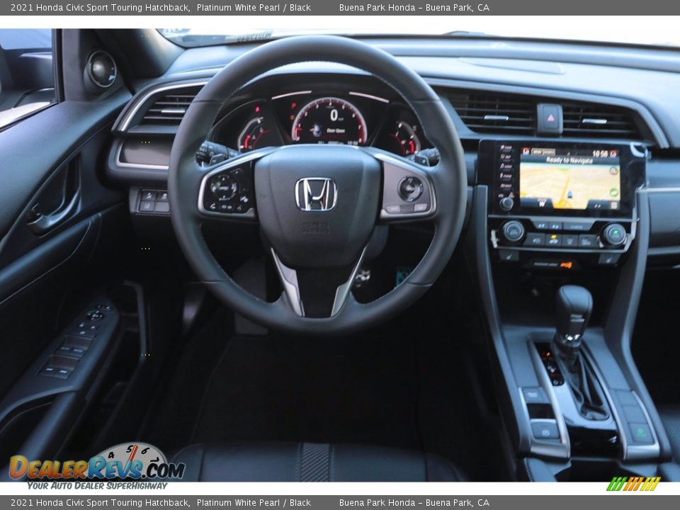 2021 Honda Civic Sport Touring Hatchback Steering Wheel Photo #14