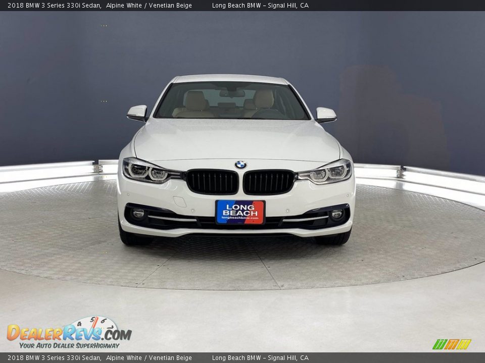 2018 BMW 3 Series 330i Sedan Alpine White / Venetian Beige Photo #2