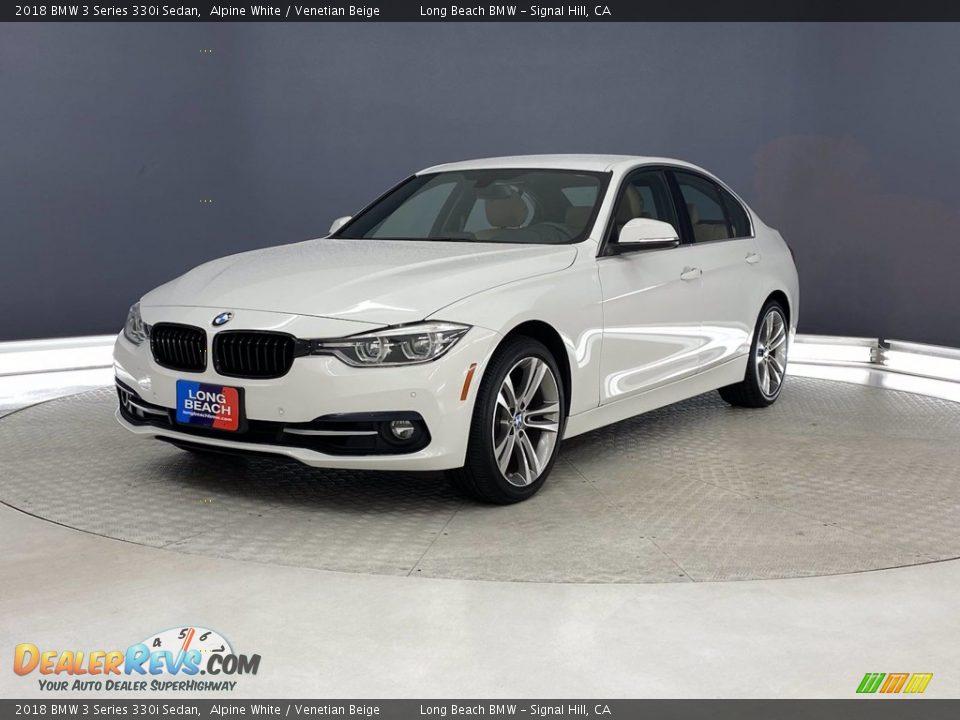 2018 BMW 3 Series 330i Sedan Alpine White / Venetian Beige Photo #3