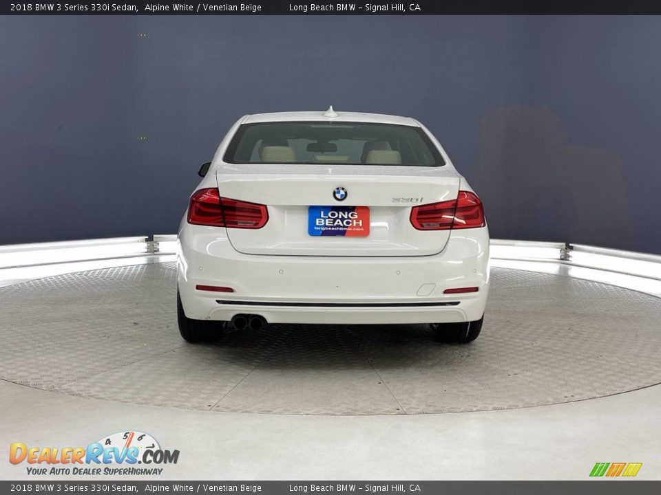 2018 BMW 3 Series 330i Sedan Alpine White / Venetian Beige Photo #4