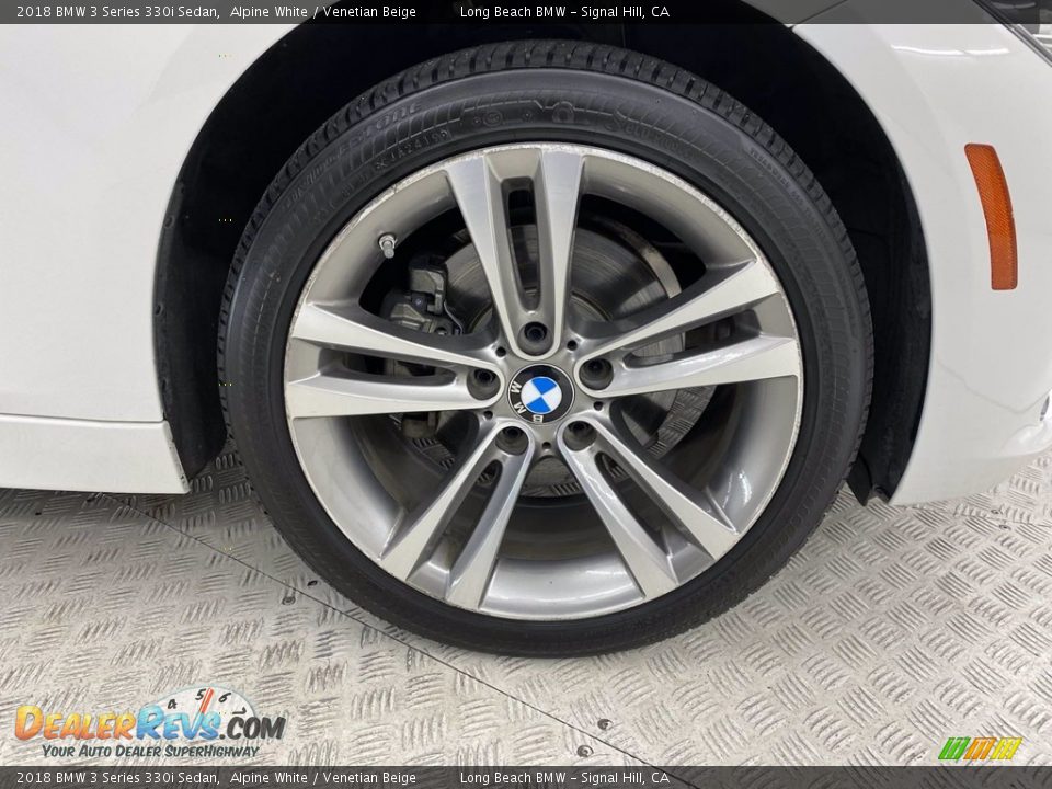 2018 BMW 3 Series 330i Sedan Alpine White / Venetian Beige Photo #6