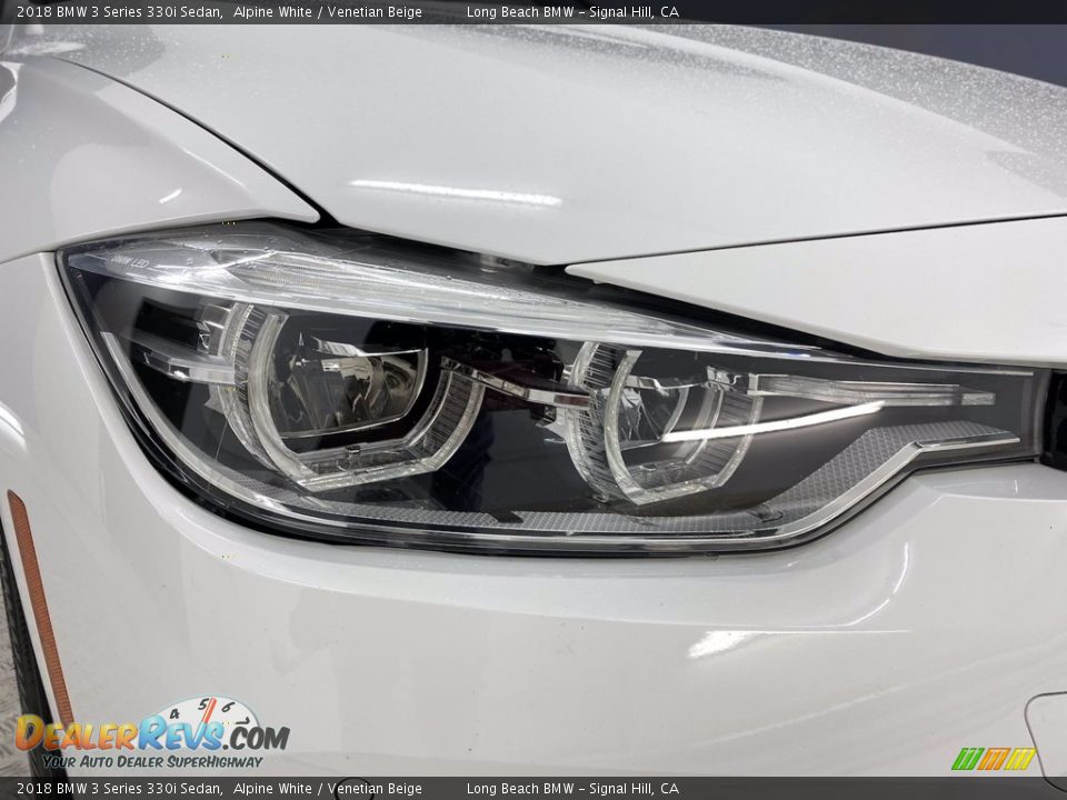 2018 BMW 3 Series 330i Sedan Alpine White / Venetian Beige Photo #7