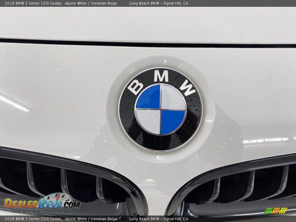 2018 BMW 3 Series 330i Sedan Alpine White / Venetian Beige Photo #8