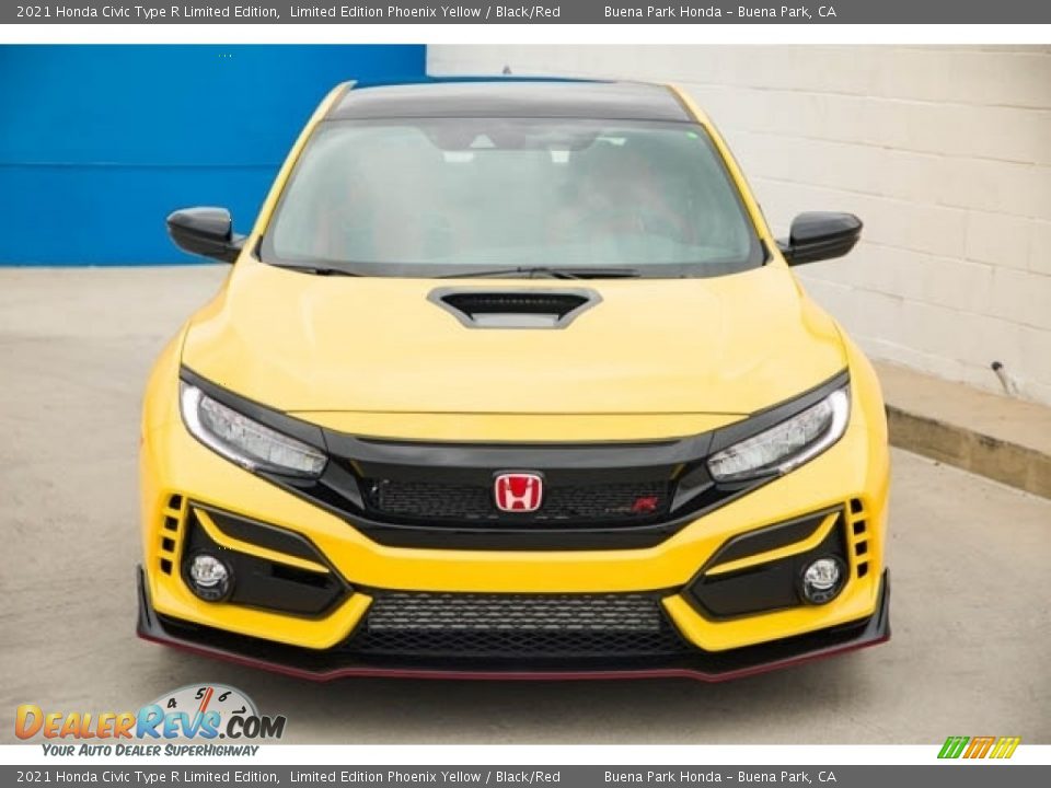 2021 Honda Civic Type R Limited Edition Limited Edition Phoenix Yellow / Black/Red Photo #3