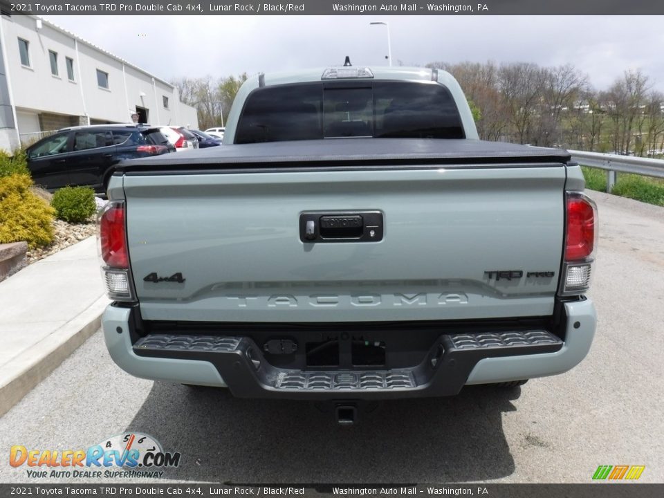 2021 Toyota Tacoma TRD Pro Double Cab 4x4 Lunar Rock / Black/Red Photo #20