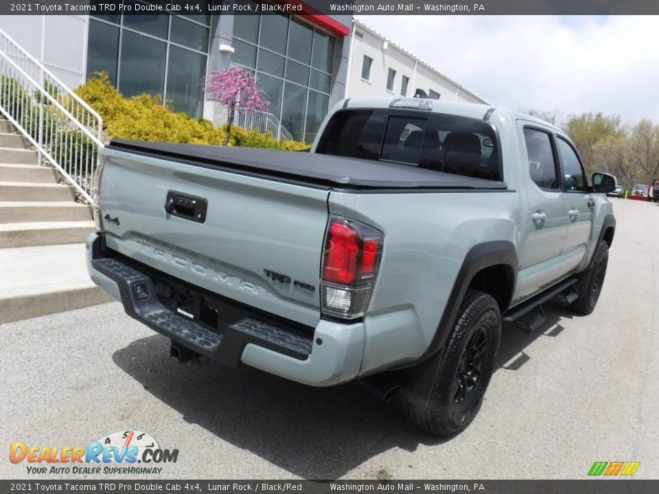 2021 Toyota Tacoma TRD Pro Double Cab 4x4 Lunar Rock / Black/Red Photo #21